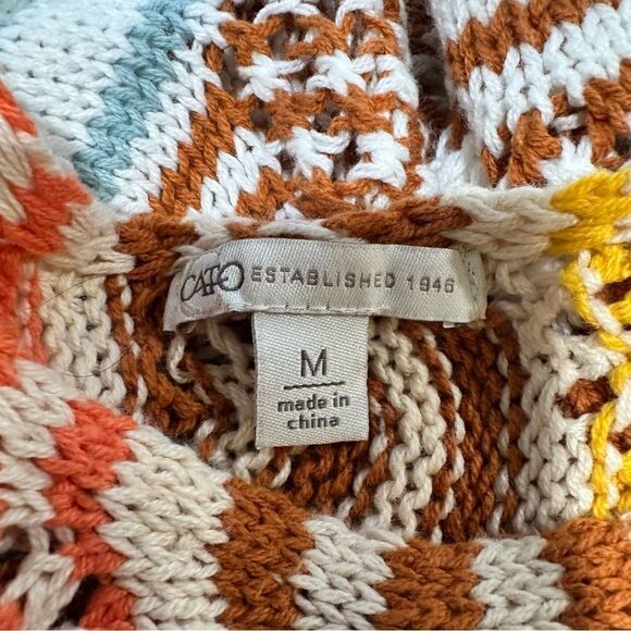 Cato hazel eyes knit sweater top size Medium - Picture 10 of 10